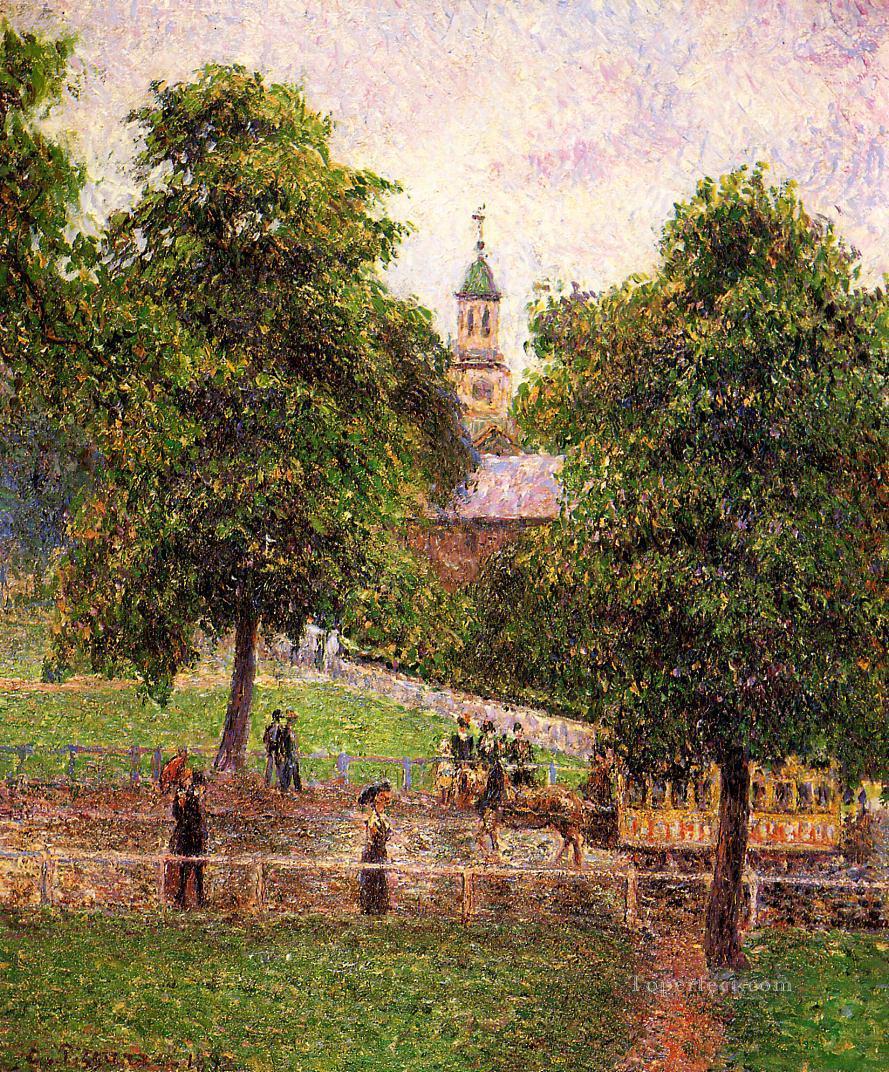 Iglesia en Kew 1892 Camille Pissarro Pintura al óleo